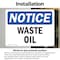 Signmission Waste Oil, 10 in W x Rectangle, Vinyl Decal OS-2PACK-NS-D-710-L-16869 - alternate 4